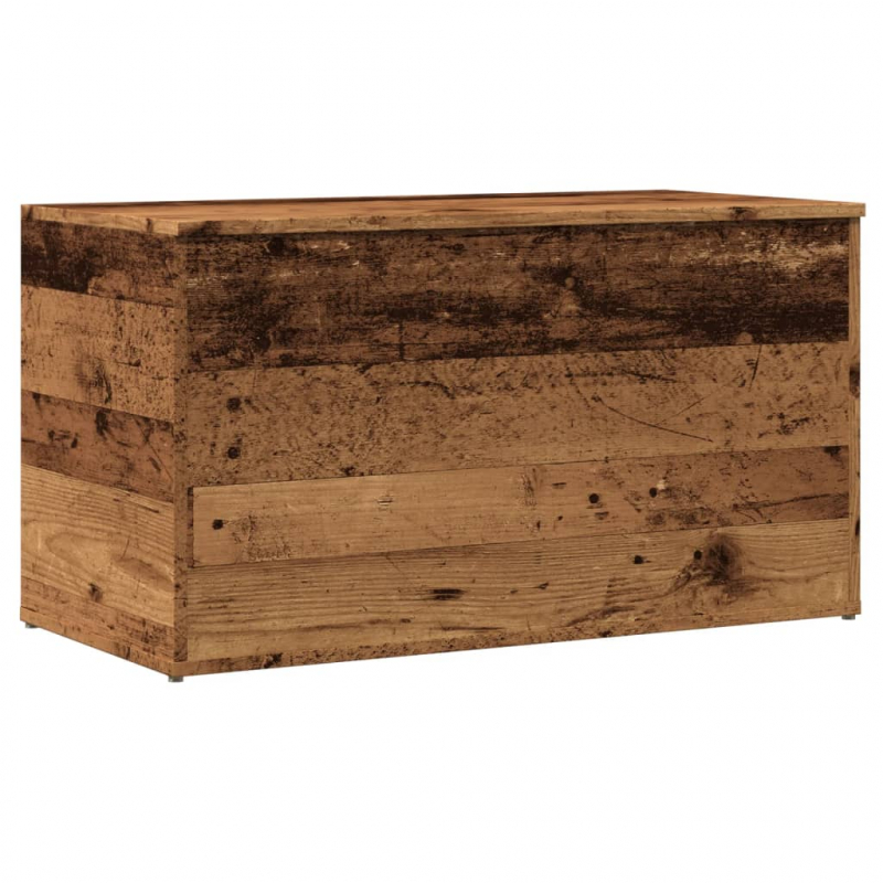 Aufbewahrungstruhe Altholz-Optik 84x42x46 cm Holzwerkstoff