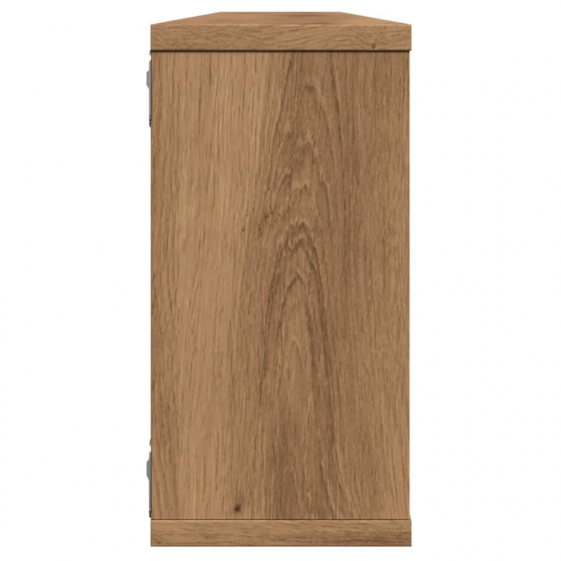 Würfel-Wandregale 2 Stk. Artisan-Eiche 100x15x30 Holzwerkstoff