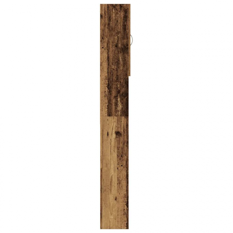 Waschmaschinenschrank Altholz-Optik 64x25,5x190 cm