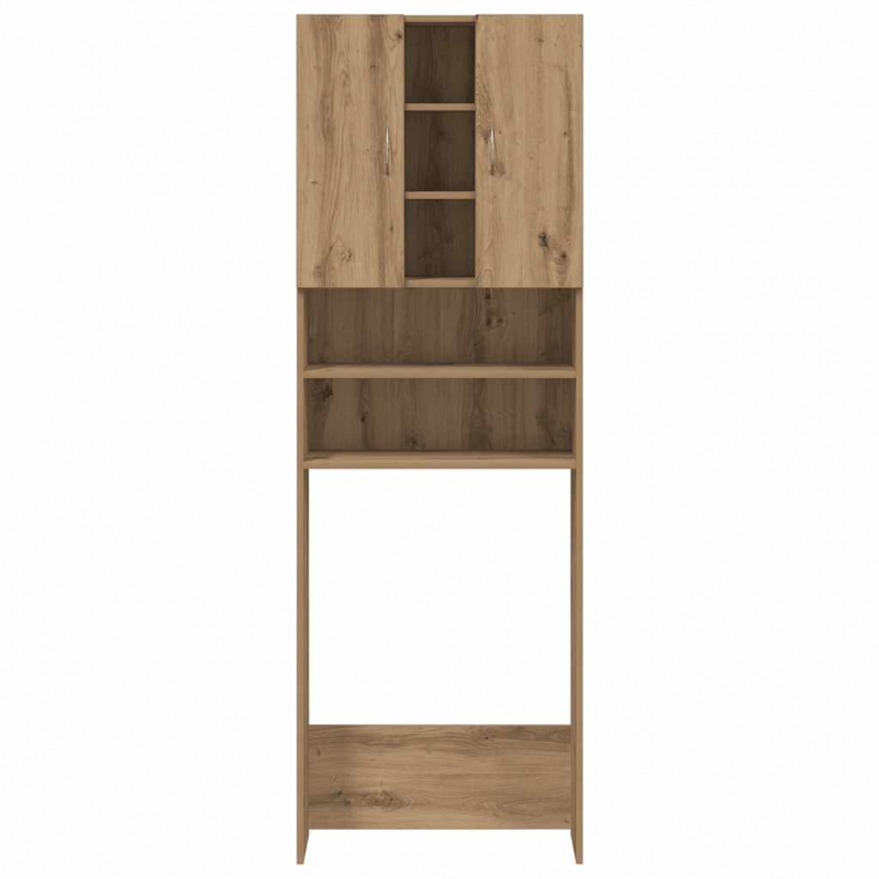 Waschmaschinenschrank Artisan-Eiche 64x25,5x190 cm