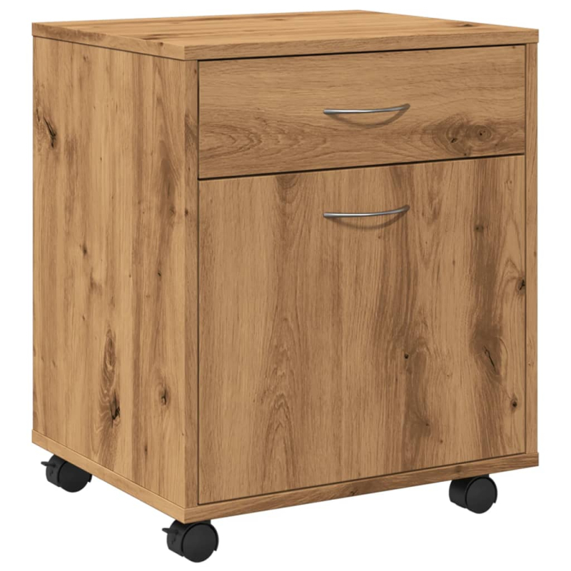 Rollcontainer Artisan-Eiche 45x38x54 cm Holzwerkstoff