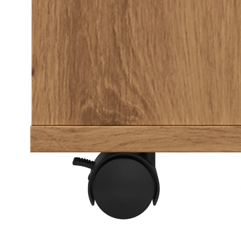 Rollschrank Artisan-Eiche 60x53x72 cm Holzwerkstoff
