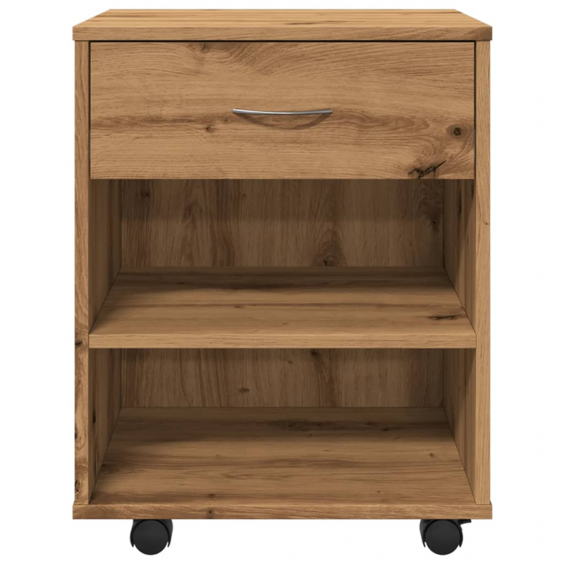 Rollcontainer Artisan-Eiche 46x36x59 cm Holzwerkstoff