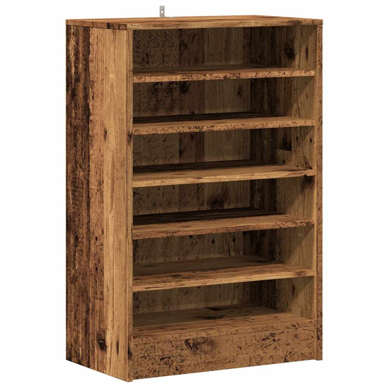 Schuhschrank Altholz-Optik 60x35x92 cm Holzwerkstoff