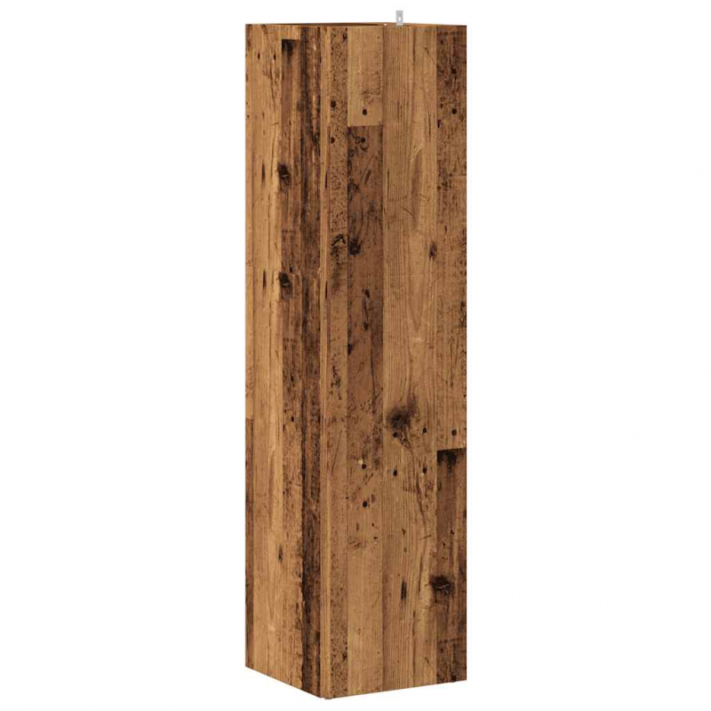 Eckregal Altholz-Optik 33x33x132 cm Holzwerkstoff