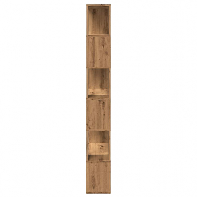 Bücherregal/Raumteiler Artisan-Eiche 80x24x186 cm