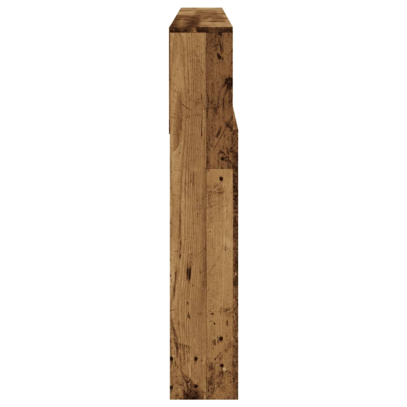 Kopfteil mit Stauraum Altholz-Optik 180x19x103,5 cm