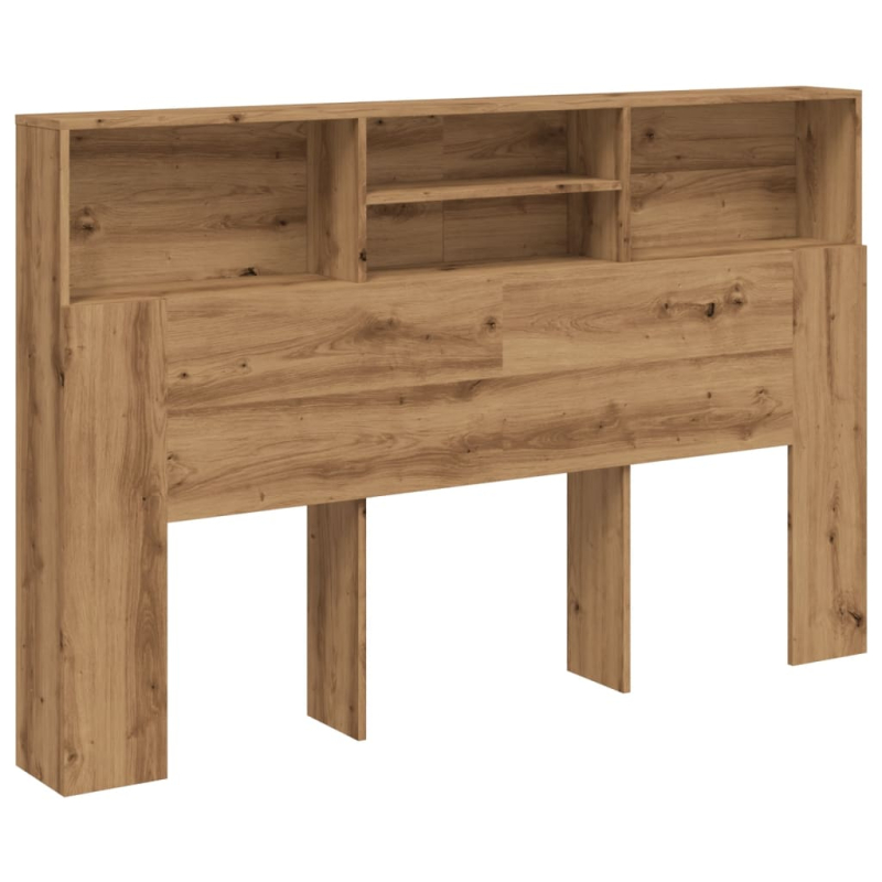 Kopfteil mit Stauraum Artisan-Eiche 180x19x103,5 cm