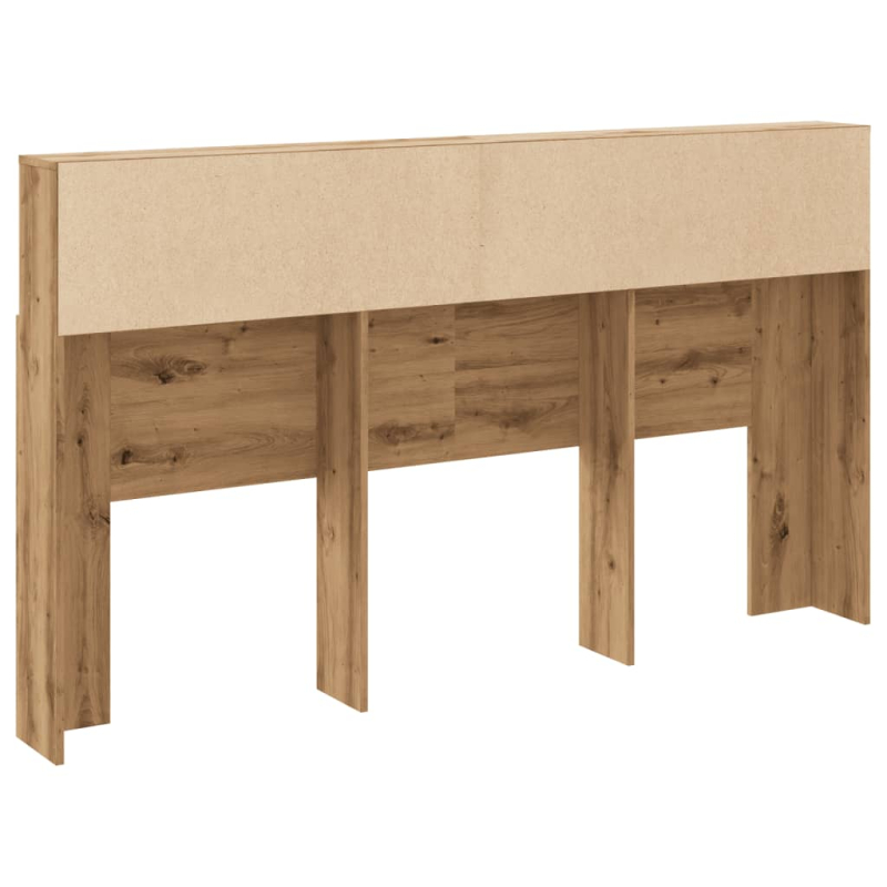 Kopfteil mit Stauraum Artisan-Eiche 180x19x103,5 cm