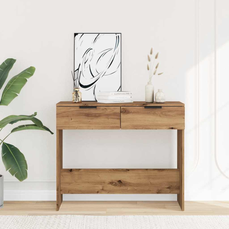 Konsolentisch Artisan-Eiche 90x36x75 cm Holzwerkstoff
