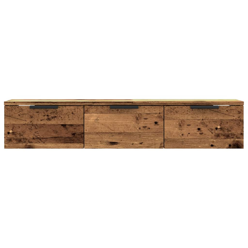 Wandschrank Altholz-Optik 102x30x20 cm Holzwerkstoff