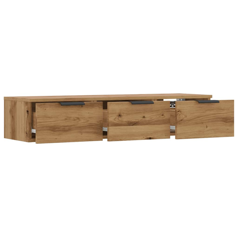 Wandschrank Artisan-Eiche 102x30x20 cm Holzwerkstoff