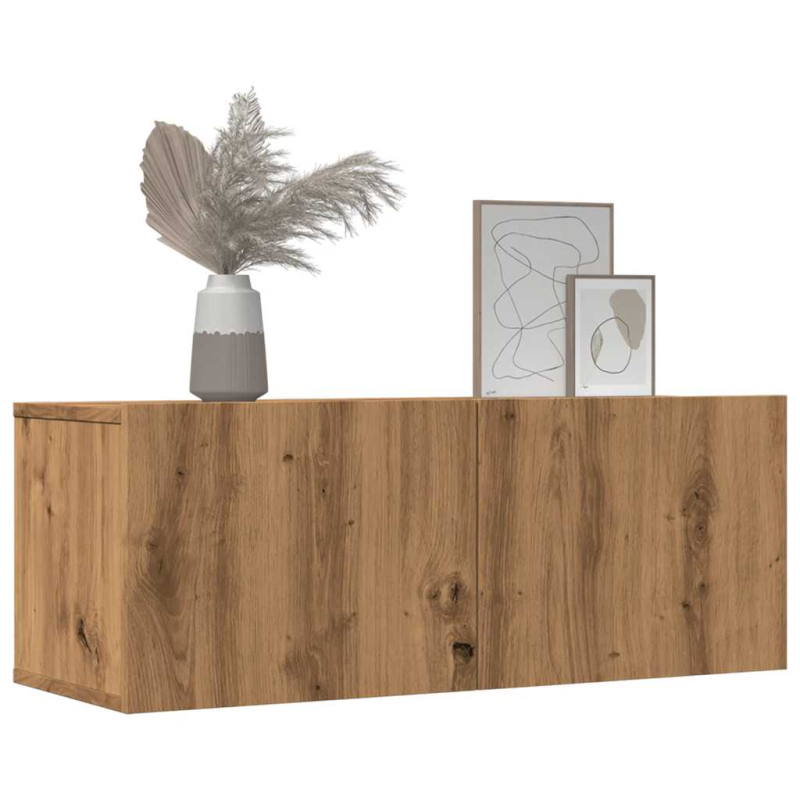 TV-Wandschränke 2 Stk. Artisan-Eiche 80x30x30 cm