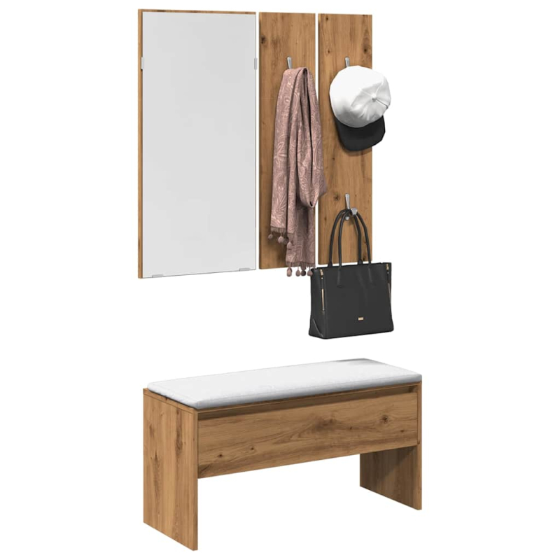 Garderoben-Set Artisan-Eiche Holzwerkstoff