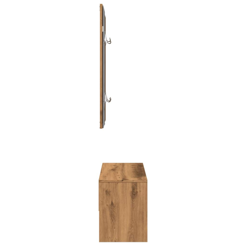 Garderoben-Set Artisan-Eiche Holzwerkstoff