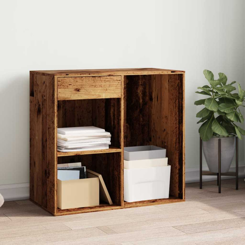 Kosmetikschrank Altholz-Optik 80x40x75 cm Holzwerkstoff