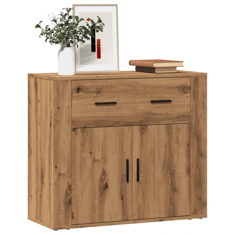 Sideboard Artisan-Eiche 80x33x70 cm Holzwerkstoff