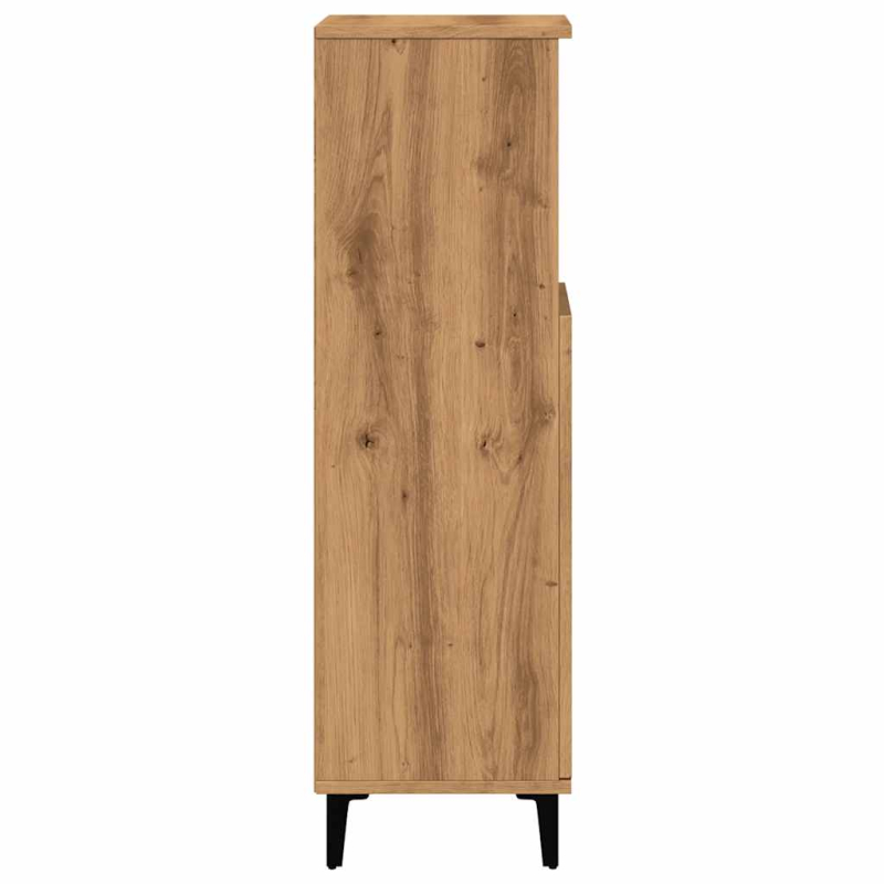 Badschrank Artisan-Eiche 30x30x100 cm Holzwerkstoff