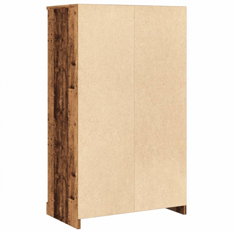 Highboard Altholz-Optik 60x35,5x103,5 cm Holzwerkstoff