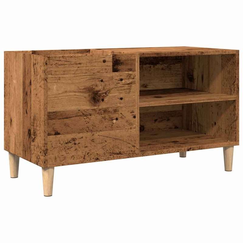 Plattenschrank Altholz-Optik 84,5x38x48 cm Holzwerkstoff