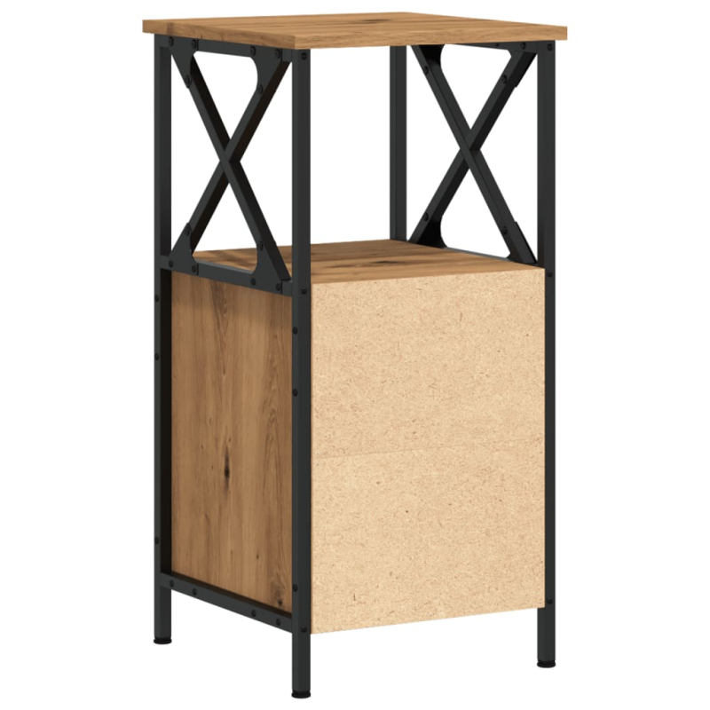 Nachttisch Artisan-Eiche 34x35,5x70 cm Holzwerkstoff