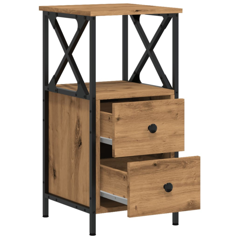 Nachttisch Artisan-Eiche 34x35,5x70 cm Holzwerkstoff