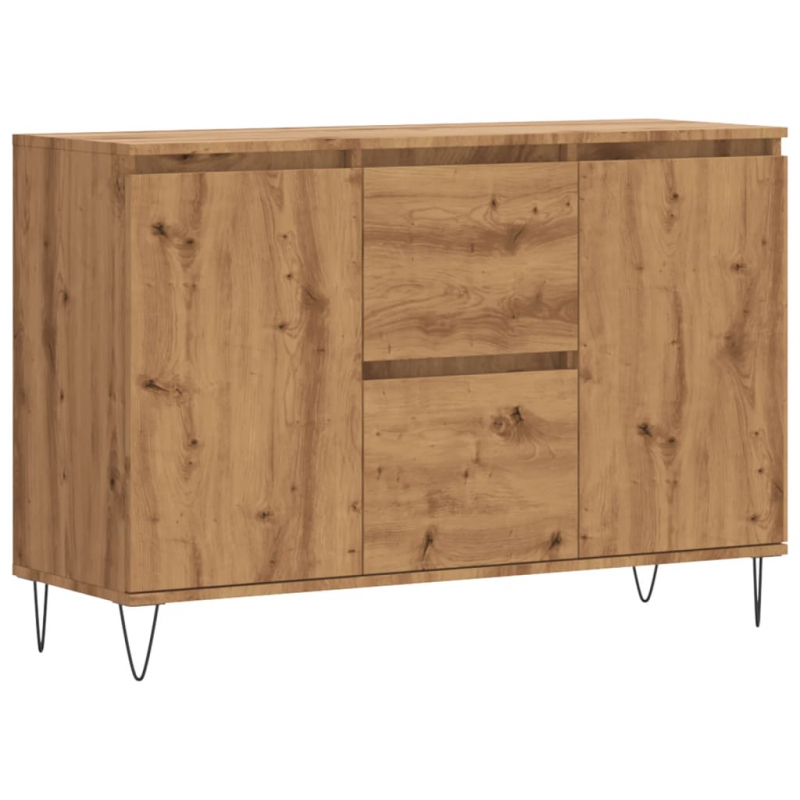 Sideboard Artisan-Eiche 104x35x70 cm Holzwerkstoff