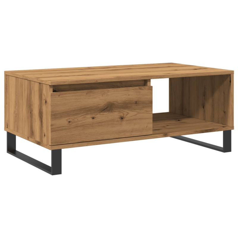Couchtisch Artisan-Eiche 90x50x36,5 cm Holzwerkstoff