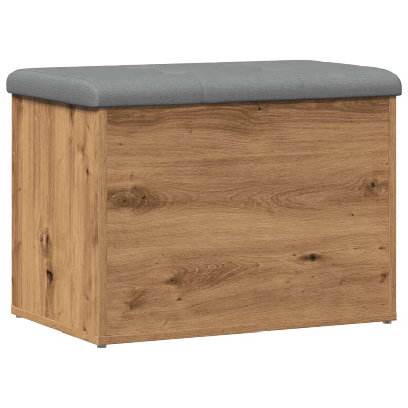 Sitzbank mit Stauraum Artisan-Eiche 62x42x45 cm Holzwerkstoff