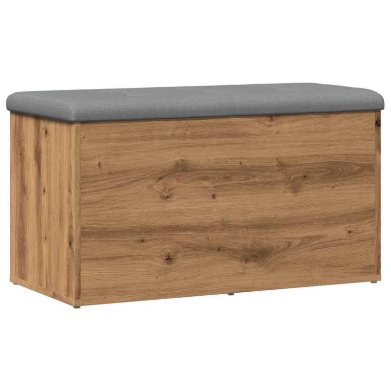 Sitzbank mit Stauraum Artisan-Eiche 82x42x45 cm Holzwerkstoff