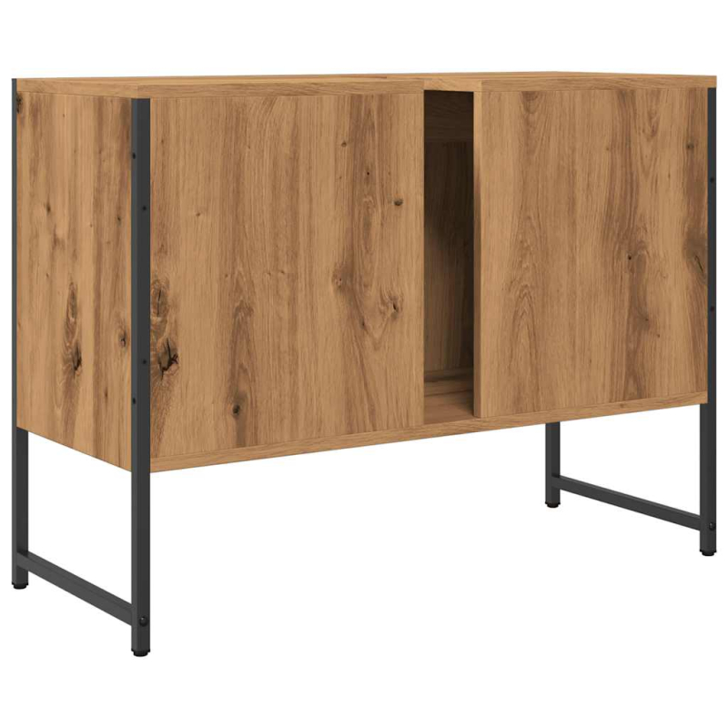 Waschbeckenunterschrank Artisan-Eiche 80x33x60 cm Holzwerkstoff