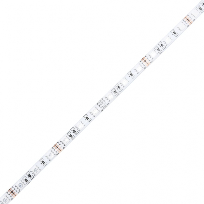 Couchtisch mit LED-Leuchten Altholz-Optik 50x50x40 cm