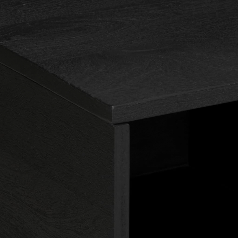 Couchtisch Schwarz 80x50x40 cm Holzwerkstoff