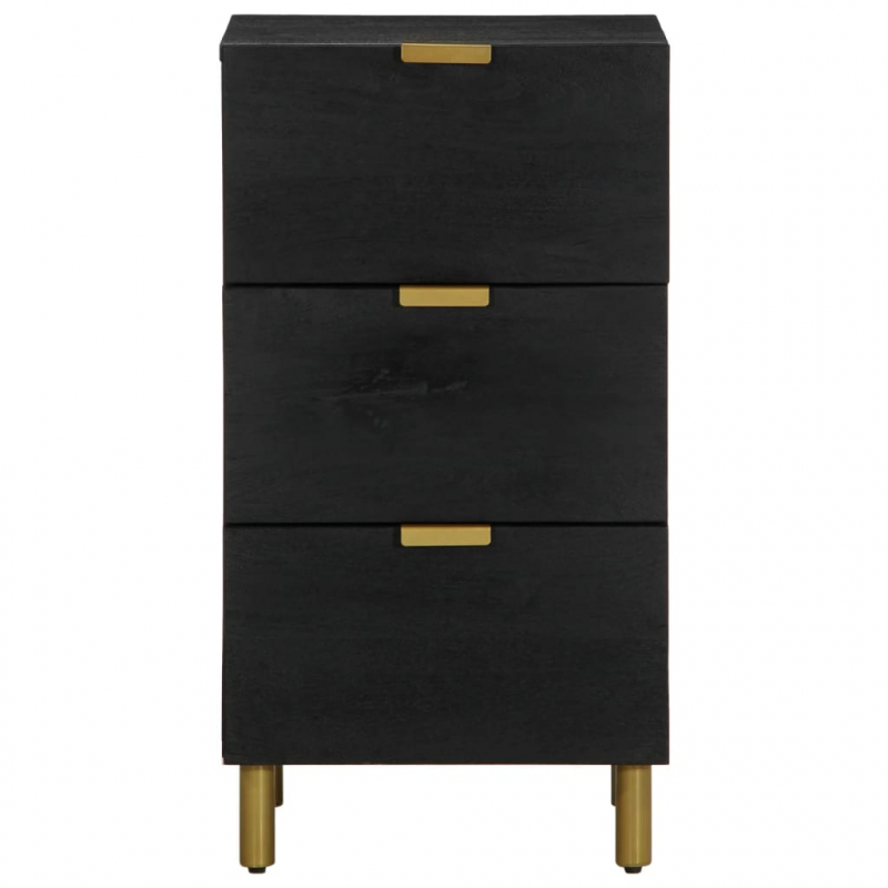 Sideboard Schwarz 40x33x75 cm Holzwerkstoff