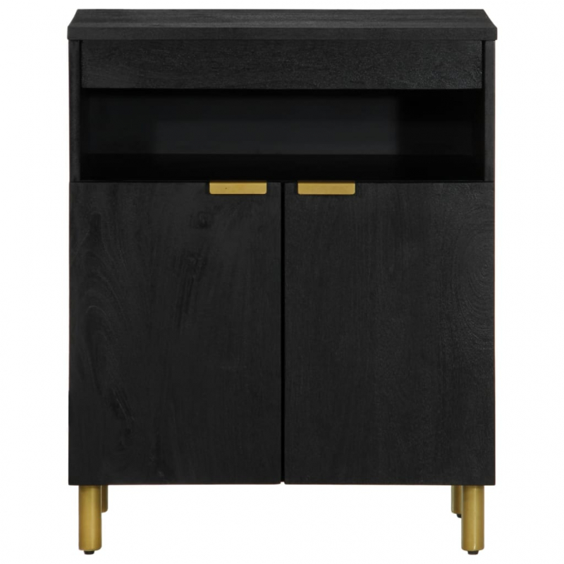 Sideboard Schwarz 60x33x75 cm Holzwerkstoff