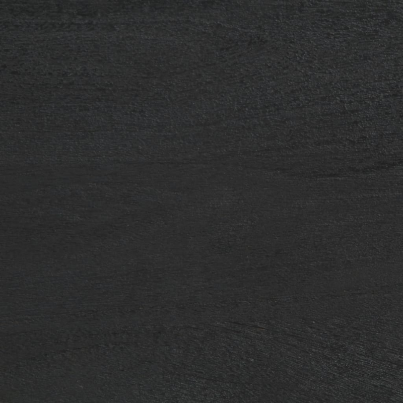 Badspiegel Schwarz 50x70x2,5 cm Holzwerkstoff und Messing