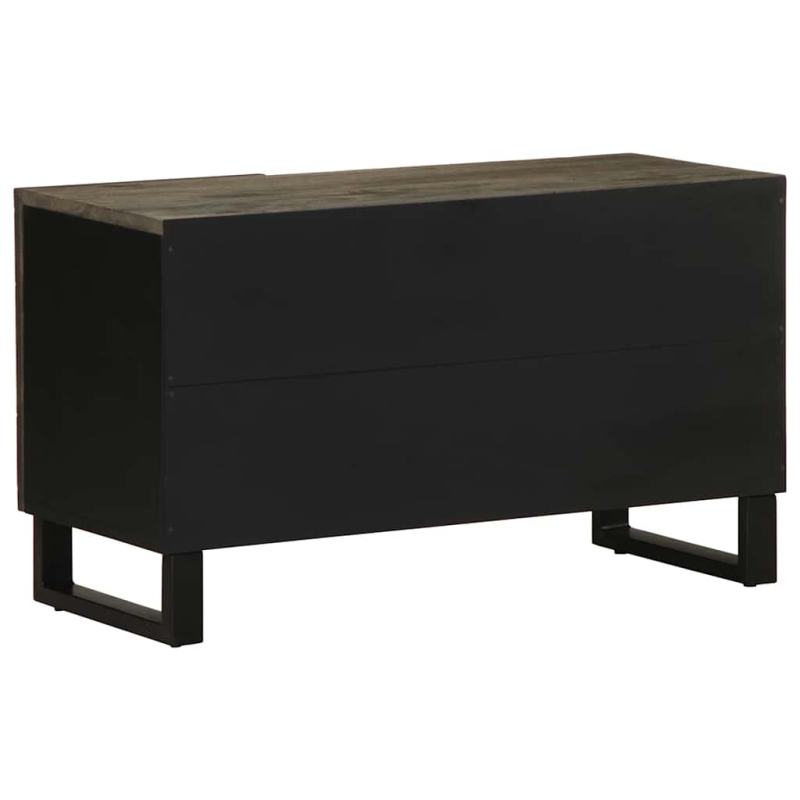 TV-Schrank 80x33x46 cm Massivholz Mango