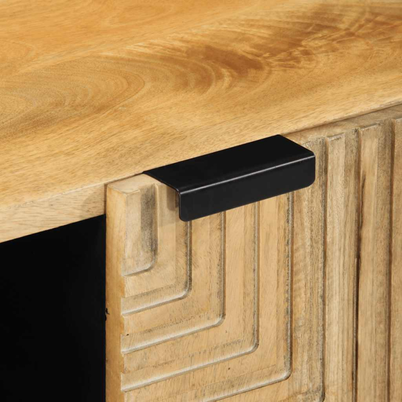 TV-Schrank Braun 105x33x46 cm Massivholz Mango