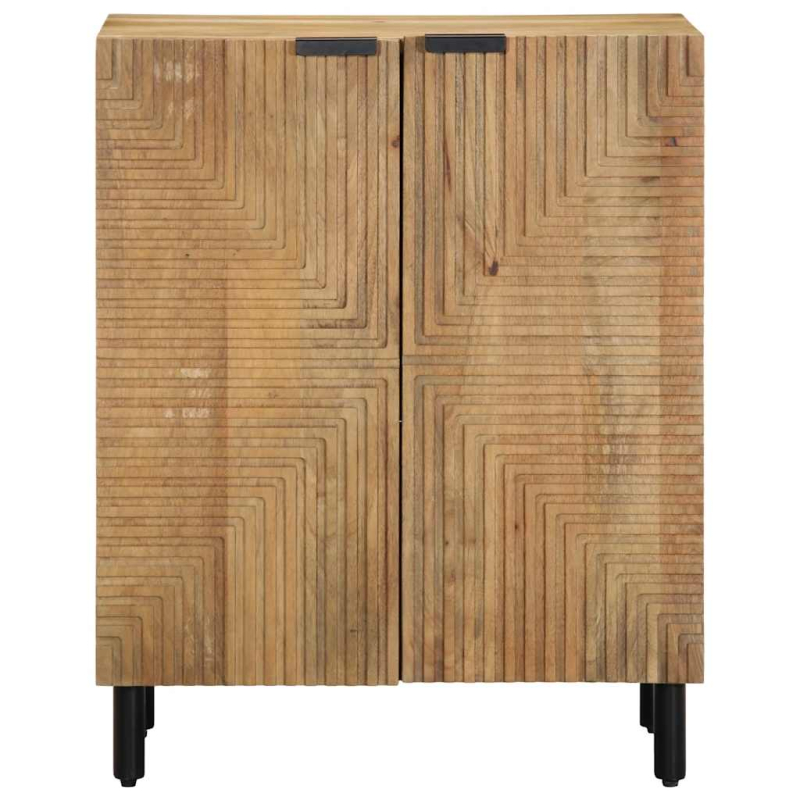 Sideboard Braun 60x33x75 cm Massivholz Mango