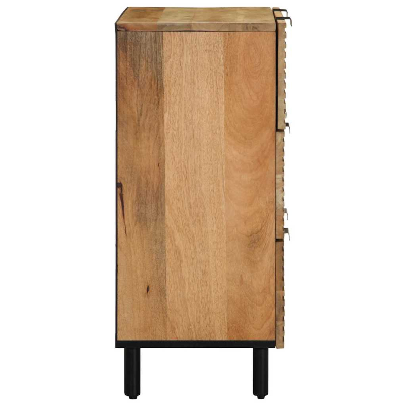 Sideboard Braun 60x33x75 cm Massivholz Mango