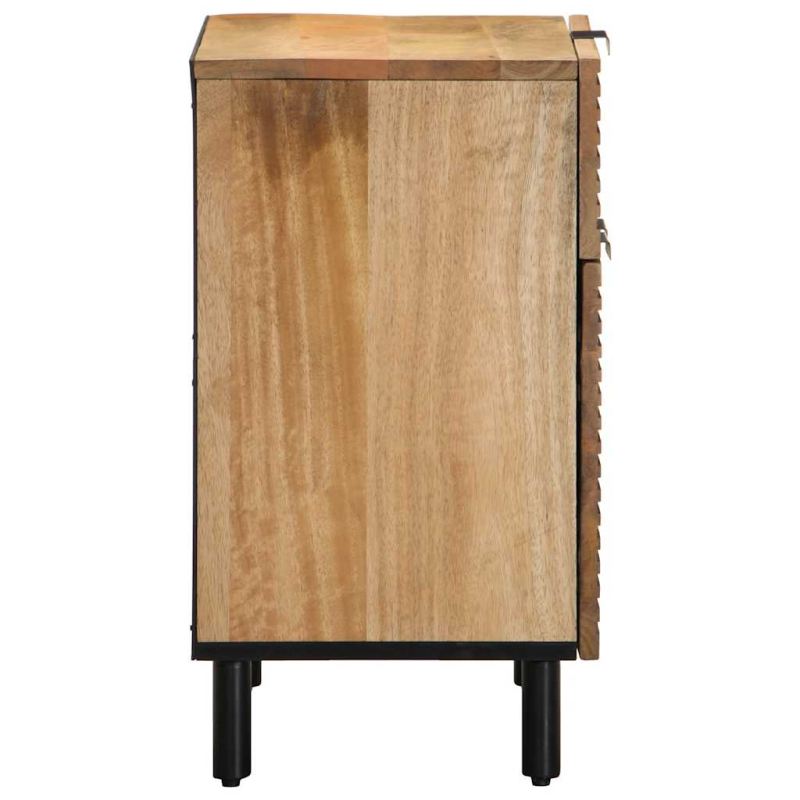 Nachttisch Braun 50x33x60 cm Massivholz Mango