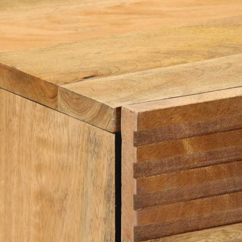 Nachttisch Braun 50x33x60 cm Massivholz Mango