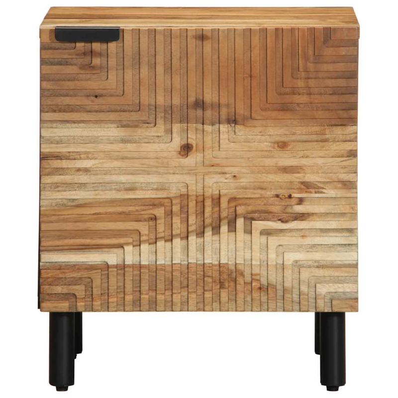 Nachttische 2 Stk. 40x33x46 cm Massivholz Akazie