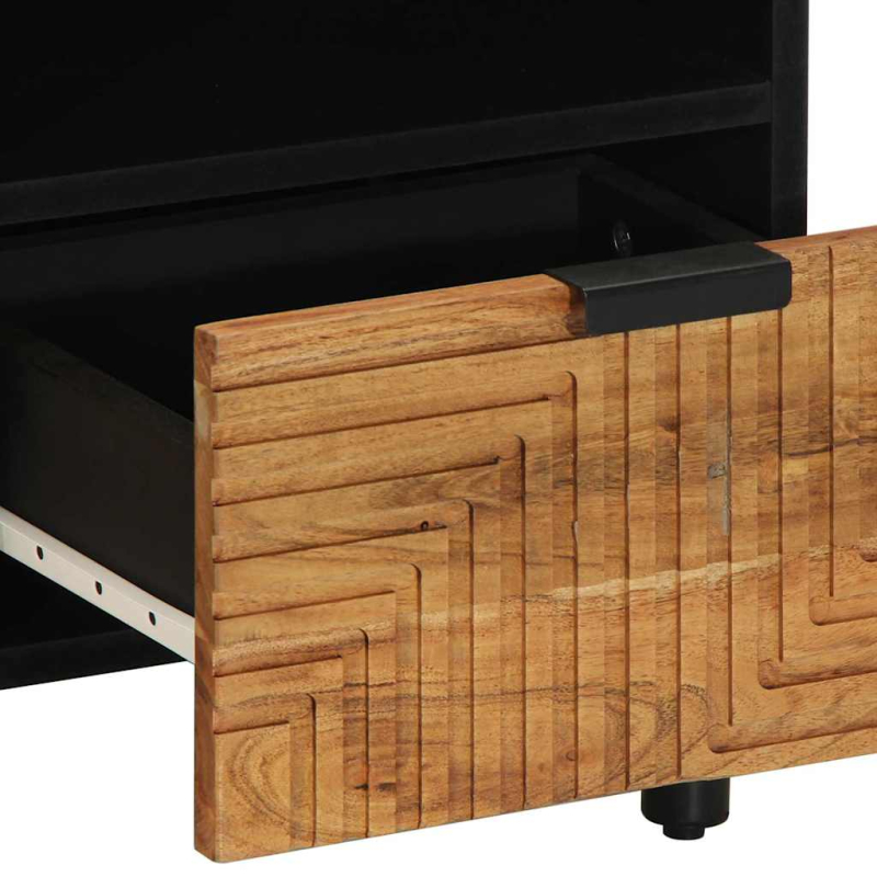 TV-Schrank 70x33x46 cm Massivholz Akazie