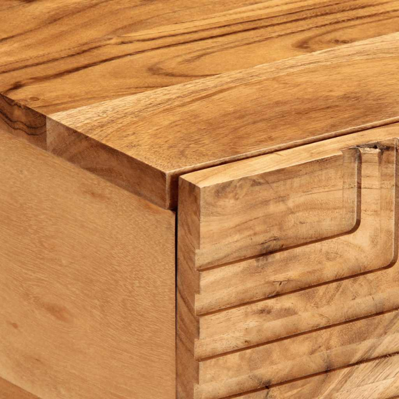 Couchtisch 80x50x40 cm Massivholz Akazie