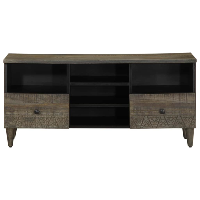 TV-Schrank 100x33x46 cm Massivholz Mango