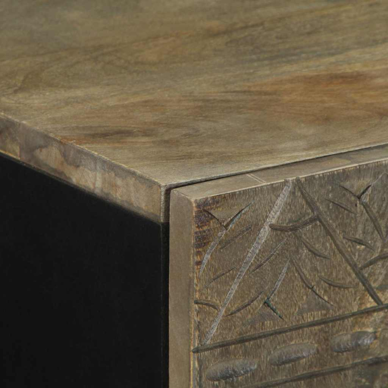 Sideboard 90x33x75 cm Massivholz Mango