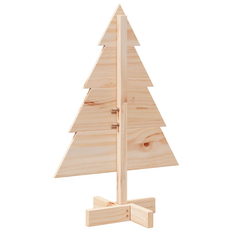 Weihnachtsbaum Holz zum Schmücken 70 cm Massivholz