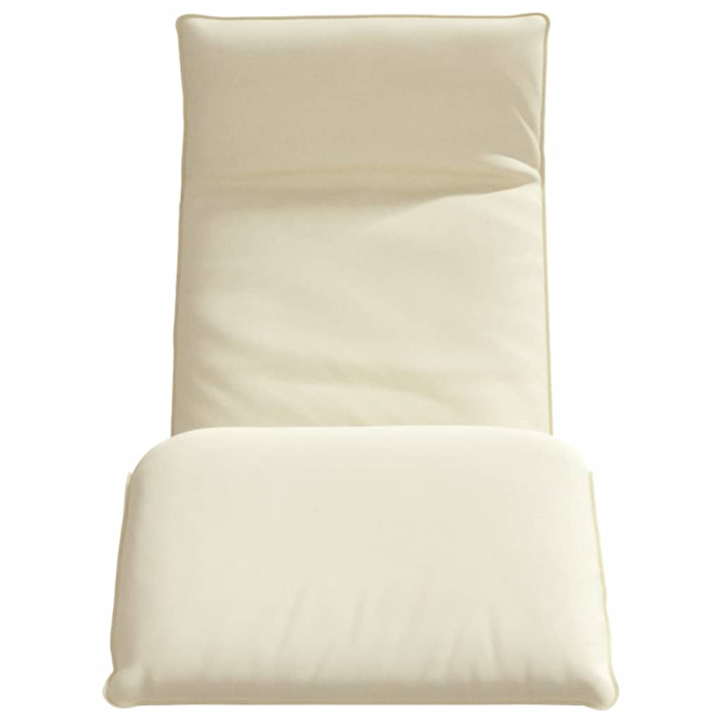 Sonnenliege Klappbar Creme 175x54x8,5 cm Oxford-Gewebe