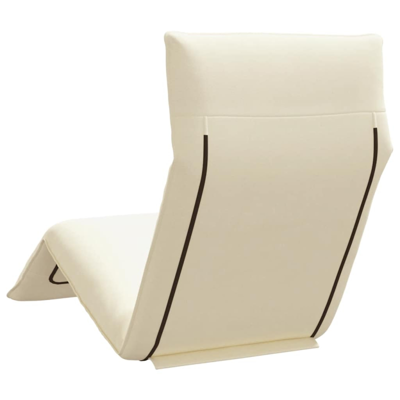 Sonnenliege Klappbar Creme 175x54x8,5 cm Oxford-Gewebe